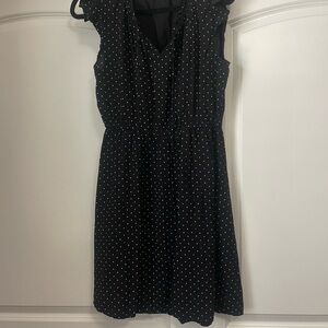 Old Navy Black Polka Dot Mini Dress